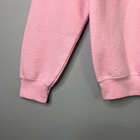 Gildan Monica Friends Style Crewneck Pink Pullover Sweatshirt Women's Size S - Picture 9 of 14